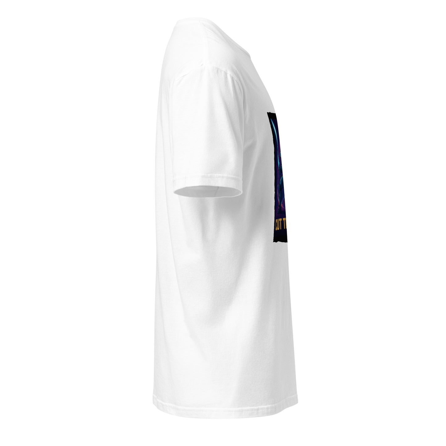 Photon Rift Warrior – Dimensional Blade Champion - Short-Sleeve Unisex T-Shirt - Graphic Tee - White - Right side