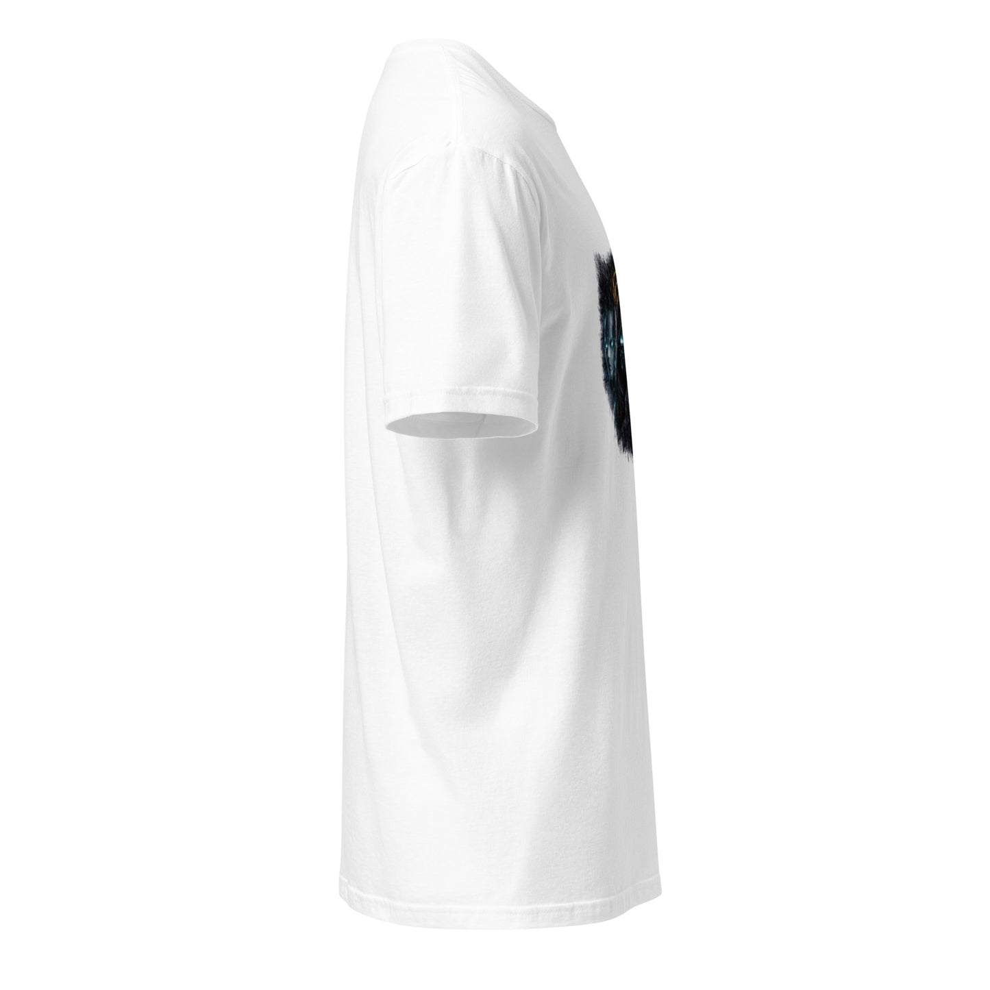 Digital Mask Society – Identity & Anonymity - Short-Sleeve Unisex T-Shirt - Graphic Tee - White - Right side