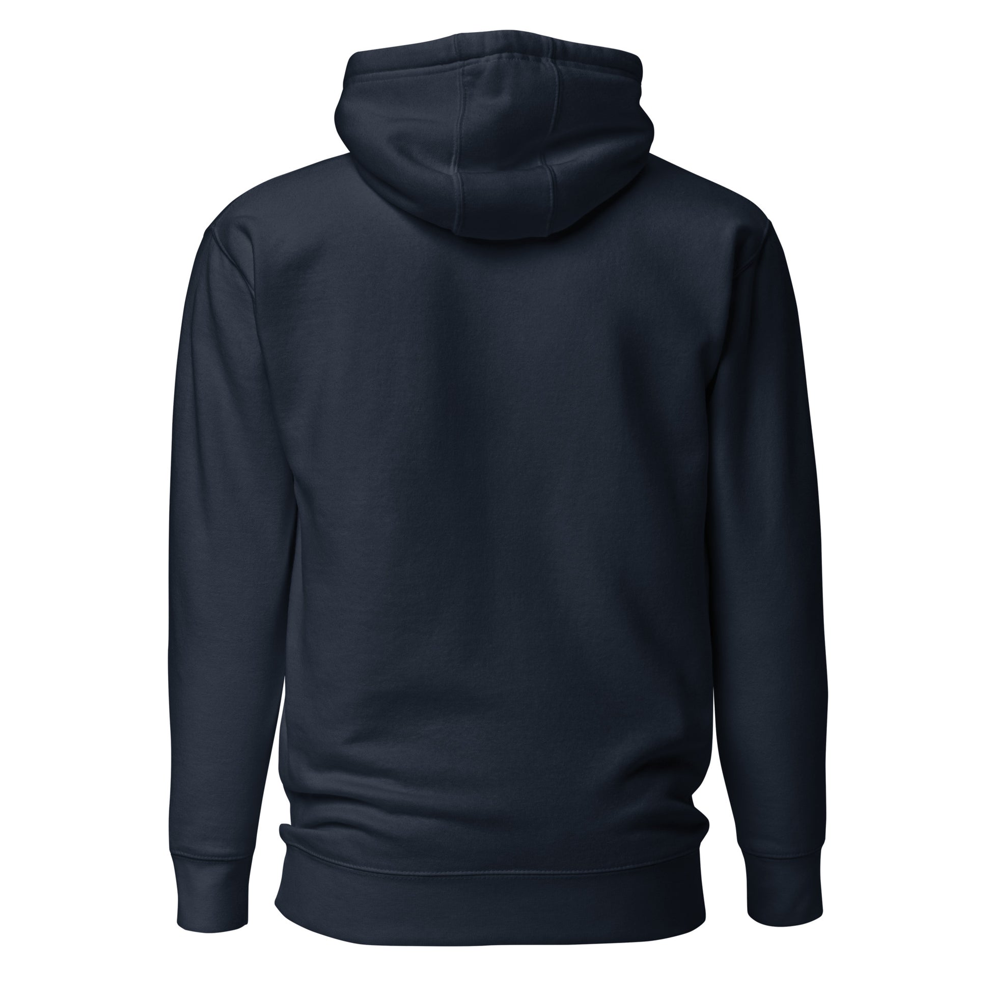 Up Front - Bold Humour - Unisex Hoodie - Navy - Back